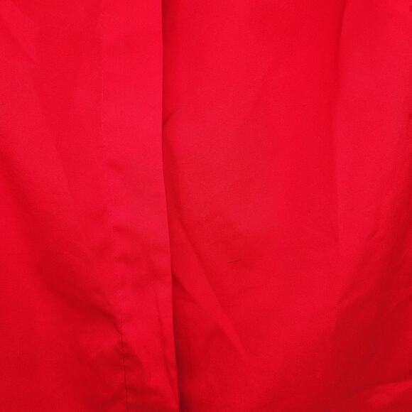 Vintage Preppy Illusion Button Up High Collar Short Puffy Sleeve‎ Blouse Shirt - Picture 8 of 15